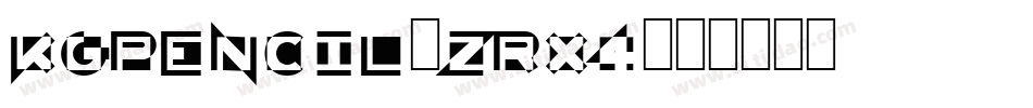 KgPencil-zRX4字体转换