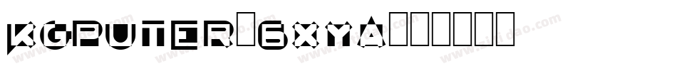 KgPuter-6xyA字体转换