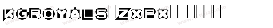 KgRoyals-zxpX字体转换