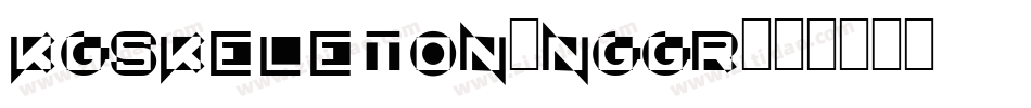 KgSkeleton-nggR字体转换