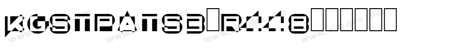 KgStPats3-r448字体转换