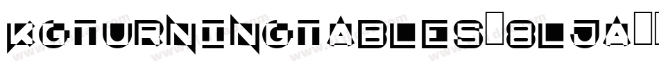 KgTurningTables-8LjA字体转换