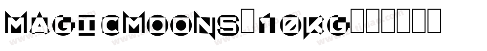 MagicMoons-10Kg字体转换