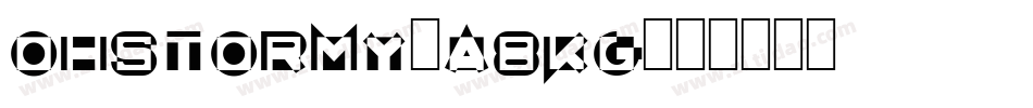 Ohstormy-a8Kg字体转换
