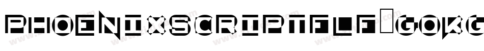 Phoenixscriptflf-GOKg字体转换