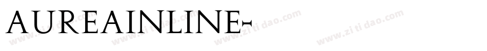 AureaInline字体转换
