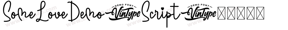 SomeLoveDemo-Script字体转换