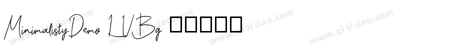 MinimalistyDemo-L3VBg字体转换