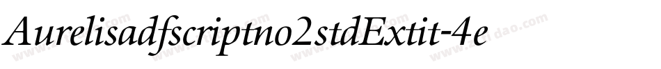 Aurelisadfscriptno2stdExtit-4eXK字体转换