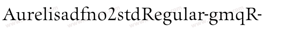 Aurelisadfno2stdRegular-gmqR字体转换