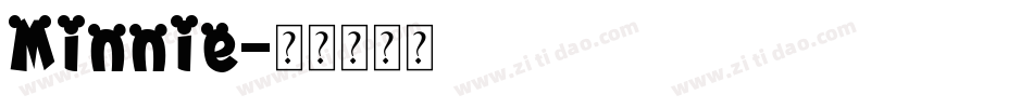 Minnie字体转换