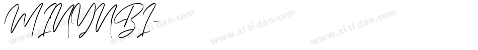 MINYNBI字体转换