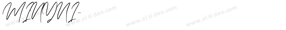 MINYNI字体转换