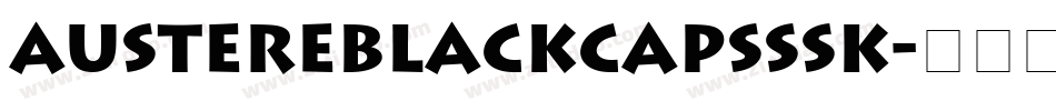 AustereBlackCapsSSK字体转换