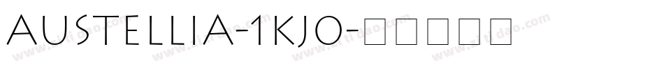 Austellia-1Kj0字体转换