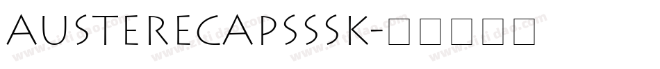 AustereCapsSSK字体转换