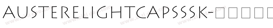 AustereLightCapsSSK字体转换
