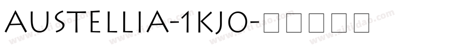 Austellia-1Kj0字体转换