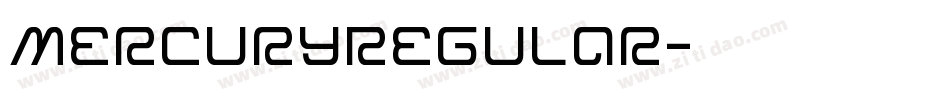 MercuryRegular字体转换
