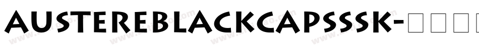 AustereBlackCapsSSK字体转换