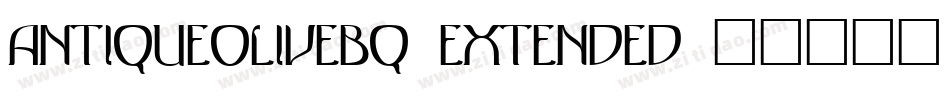 AntiqueOliveBQ-Extended字体转换
