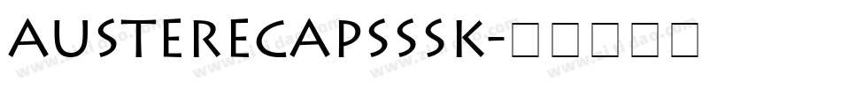 AustereCapsSSK字体转换