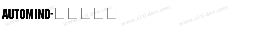 Automind字体转换