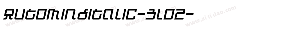 AutomindItalic-3lOz字体转换
