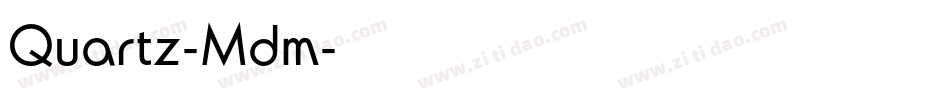 Quartz-Mdm字体转换