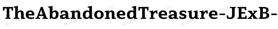 TheAbandonedTreasure-JExB字体转换