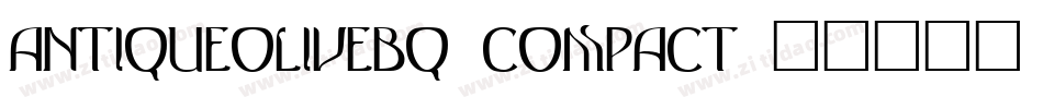 AntiqueOliveBQ-Compact字体转换