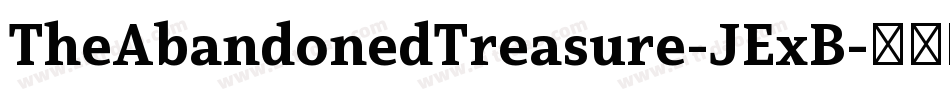 TheAbandonedTreasure-JExB字体转换