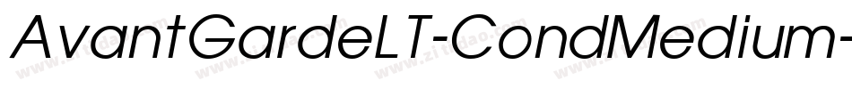 AvantGardeLT-CondMedium字体转换