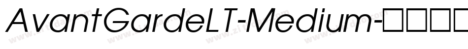 AvantGardeLT-Medium字体转换