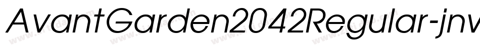 AvantGarden2042Regular-jnw0字体转换