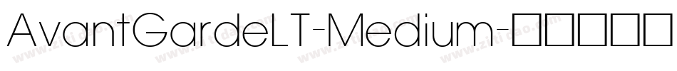 AvantGardeLT-Medium字体转换