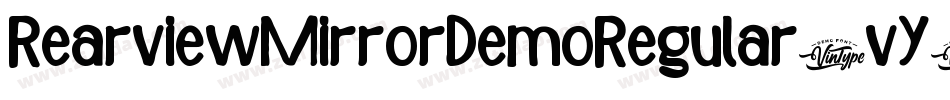 RearviewMirrorDemoRegular-vY6Z字体转换