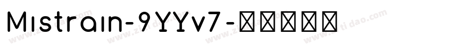 Mistrain-9YYv7字体转换