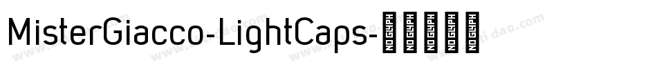 MisterGiacco-LightCaps字体转换