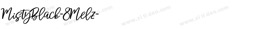 MistyBlack-8Melz字体转换