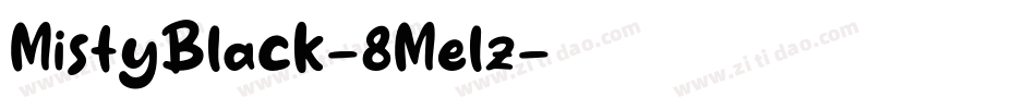 MistyBlack-8Melz字体转换