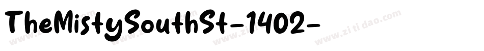 TheMistySouthSt-1402字体转换