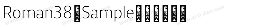 Roman38-Sample字体转换