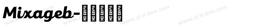 Mixageb字体转换