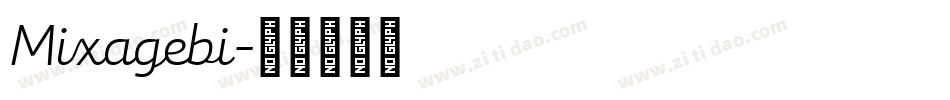Mixagebi字体转换