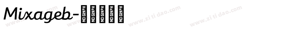 Mixageb字体转换