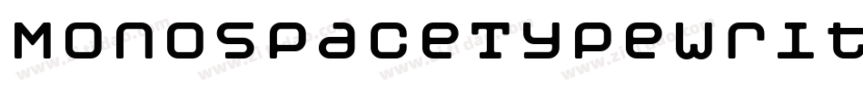 MonospaceTypewriter-1字体转换