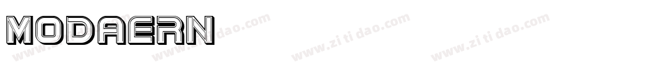 MODAERN字体转换