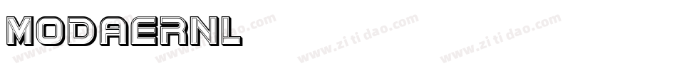 MODAERNL字体转换