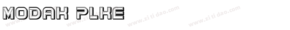 Modak-PLKE字体转换